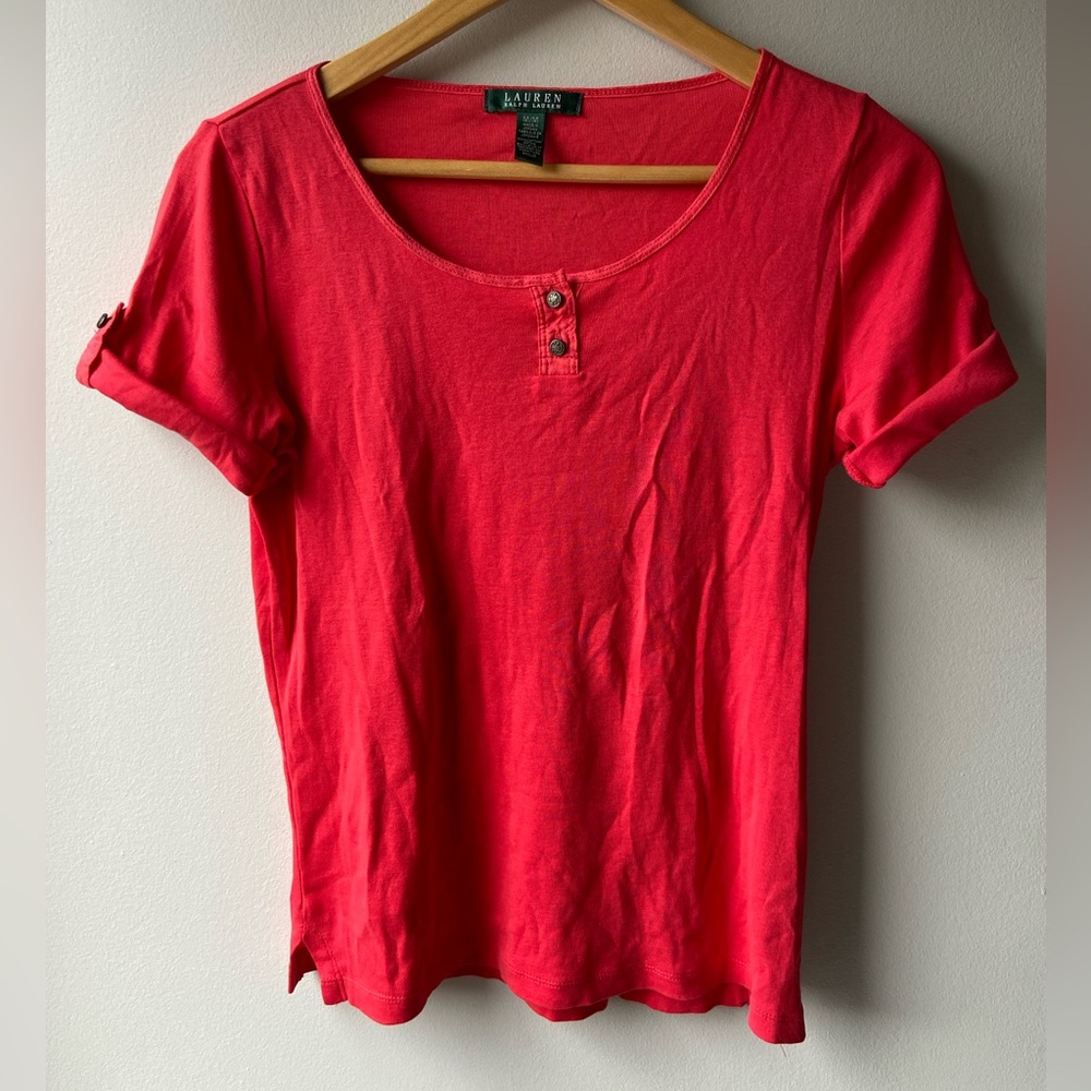 🦋 2/$20 Ralph Lauren red t-shirt
